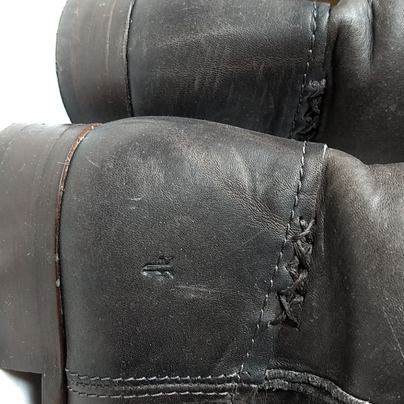 Frye Anna Short Leather Boots - Picture 5 of 8